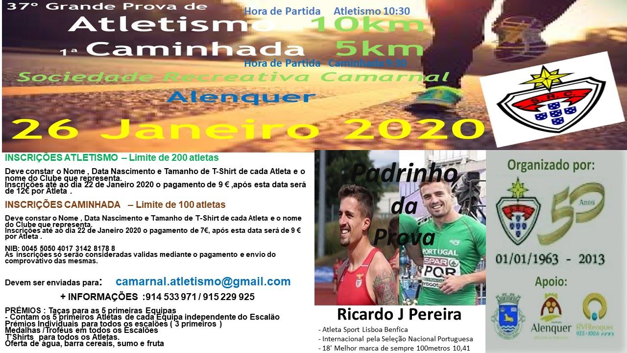 37 Grande Prémio Atletismo e 1º Caminhada Camarnal