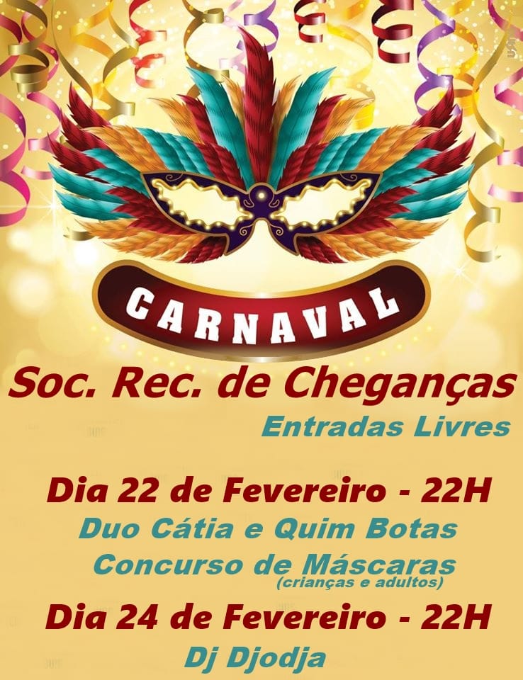 Festa Carnaval Soc. Rec. Cheganças